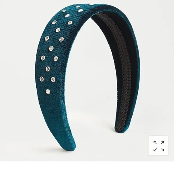 J. Crew Factory | Accessories | Velvet Headband With Crystal  display picture 3